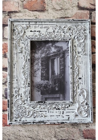 Neiwel Vintage Cua Resim Ve Ayna Çerçevesi Beyaz