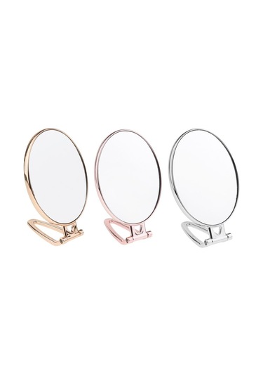 Suntek Seyahat Gümüş Için Katlanır El Çift Taraflı Ayna