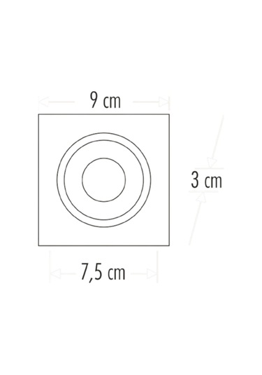 3 Adet Cata Ct 5055 Siyah Bakır Spot Kasası Gu10 50 Watt Diğer
