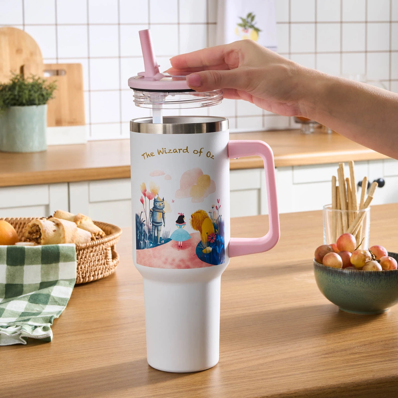 Karaca Star Hero Ozi Çelik Sızdırmaz Termos Pembe 1150 Ml Pembe