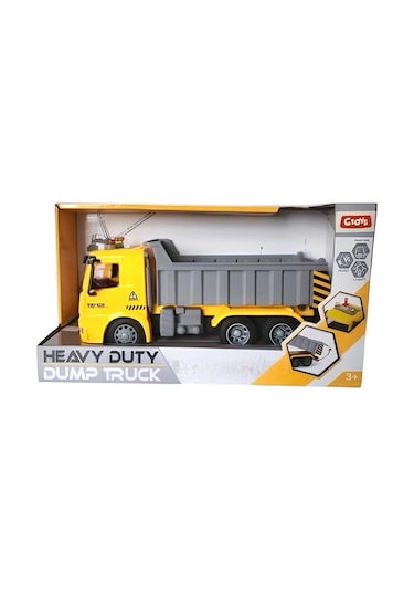 Sürtmeli Işıklı Ve Sesli Damperli Kamyon Py8911a