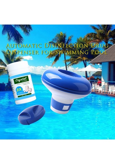 Yunboo Mavi Yüzücü Havuz Temizleyici Seti - Havuz Aksesuarı Ve Ekipmanı Mavi