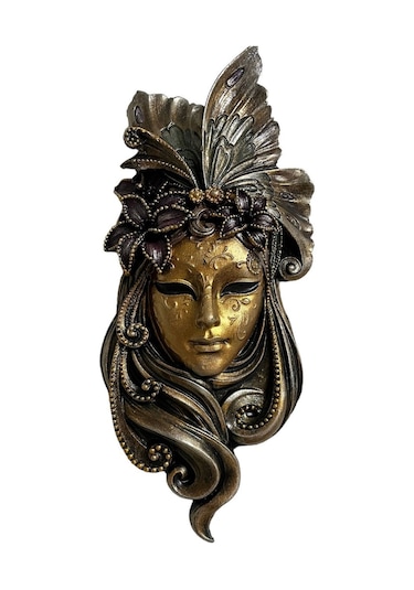 Kelebekli Kadın Duvar Mask 15x32cm