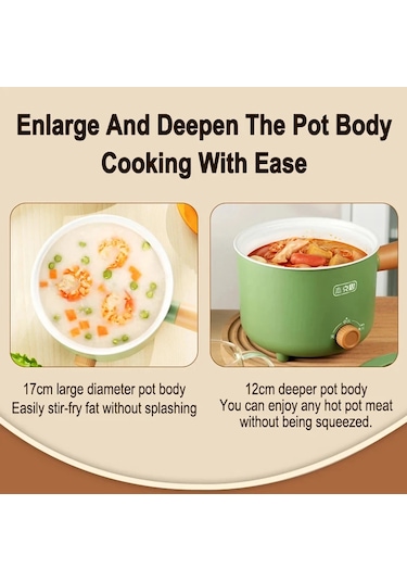 Çoklu Ocaklar Elektrikli Pot Ev Yapışmaz Tava Tencere Pirinç