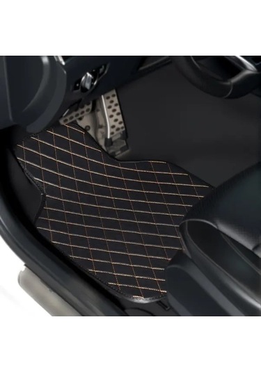 Sandwich Motion003 Audi S4 2017-2025 Kırmızı Premium Pvc Oto Paspası - Elmas Desenli Dayanıklı Otomobil İçin