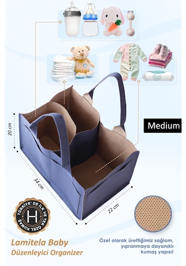 Bebek Bakım Düzenleyici Md Düz Bej