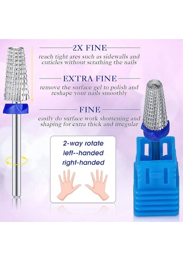 Parça Çivi Karbür 5'i 1 Arada Uçlu Karbür Çivi Matkap Ucu Her İki Sol