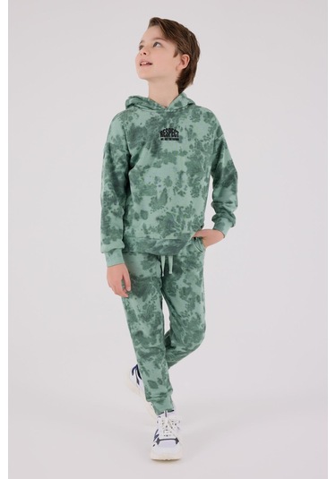 Rolypoly Erkek Çocuk Eşofman Takımı Yeşil-1727 Yeşil