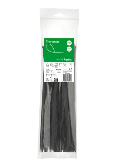 Schneider Electric Imt46418 300x3,6 Siyah Kablo Bağı Klips 100'lü Paket