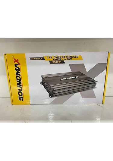 Sx-2700.4 3000w 4 Kanal Profesyonel Oto Anfi