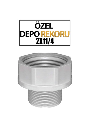 Özel Depo Rekoru 2 X 1/4 İnç