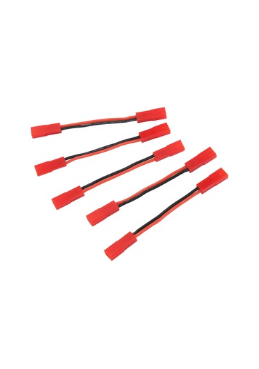 Geekyou Rc Jst Female-jst Female Adaptör Kablosu 22awg, 5cm Uzunluk, Plastik-bakır Malzeme, 5 Adet, Motor Esc Dönüştürme İçin Güvenli Bağlantı