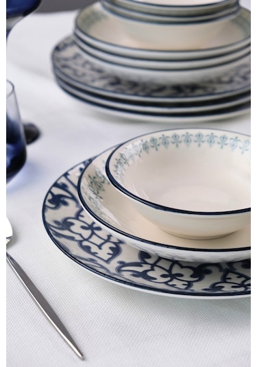 Tabak Evi Porselen Mia Yemek Takımı 4 Kişilik 12 Parça Tvl12ykprs1219 Çok Renkli