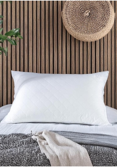 Mikro Kapitone Silikon Yastık 50x70 Cm 800 Gram Beyaz