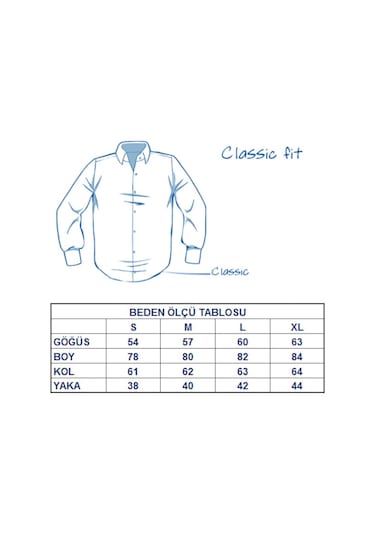 Beyaz Klasik Kesim Uzun Kol Düz Renk Erkek Gömlek // 150-1 Beyaz Beyaz
