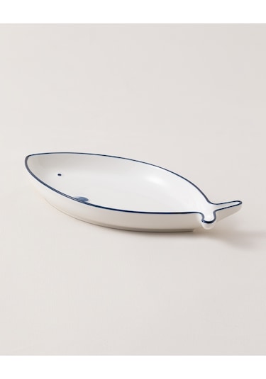 Madame Coco Marine 26 Cm Kayık Tabak Td - Marıne - 02 Kayık Tabak-mavi