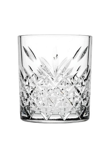 Paşabahçe 52790 Timeless Dekorlu 4'lü Viski Bardağı Seti 345 CC