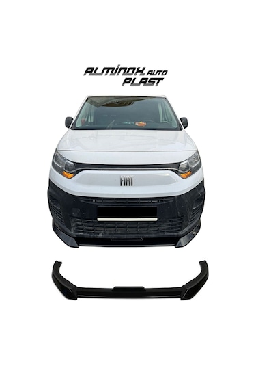 Fiat Doblo 2022 Ve Üzeri Ön Tampon Lip Piano Black