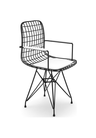 Knsz Kafes Tel Sandalyesi 1 Li Mazlum Syhbyz Kolçaklı Ofis Cafe B