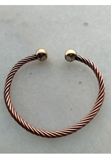 Mıknatıslı Saf Bakır El Yapımı Bakır Bileklik Aksesuar Şık Takı Çok Renkli