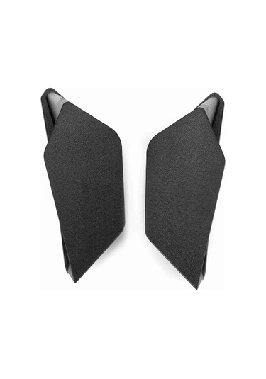 Yaleker Motosiklet Kanat Profili Çift Siyah - Abs Malzeme Dayanıklı Evrensel Uyumlu Spor Tasarım Siyah