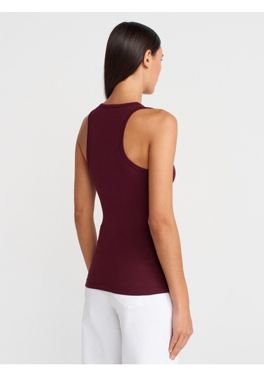 Dilvin 31805 Kalın Askılı Top-bordo Bordo