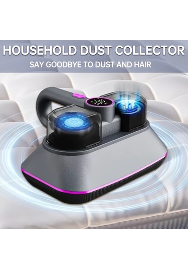 Honeybeeshop El Tipi Süper Güçlü Kablosuz Yatak Vakumu Tip B Usb Şarjlı Evcil Hayvan Tüyü Temizleyici