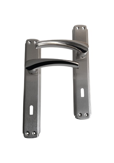 Serçe Bravo Krom Kapı Kolu Oda Aynalı İç Kapı Kolu Oda 1 Takım