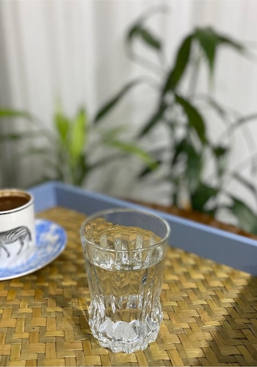 Paşabahçe Gaia 6'lı Kahve Yanı Su Bardağı Şeffaf