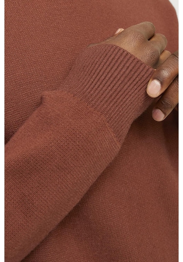 Jack & Jones Erkek Kazak 12261852 Kiremit Kiremit