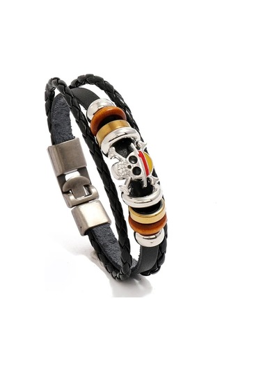 Müstesna One Piece Lufy Hasır Şapka Korsanları Aksesuar Bileklik Çok Renkli