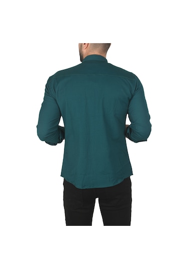 Deepsea Erkek Yeşil Büyük Beden Pamuklu Likralı Spor Gömlek Dar Kalıp, Çıt Çıt Kapamalı 2500423 Yeşil Deepsea Erkek Yeşil Büyük Beden Pamuklu Likralı Spor Gömlek Dar Kalıp, Çıt Çıt Kapamalı 2500423 Yeşil