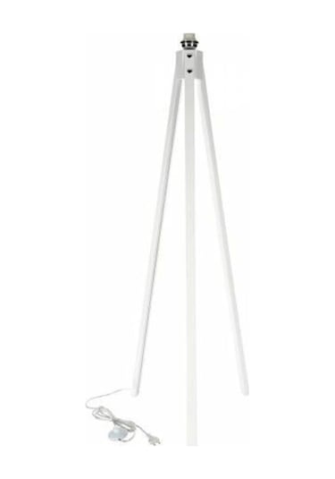 Lambader Ayağı Tesisatlı Beyaz Tripod Ayak Ly634