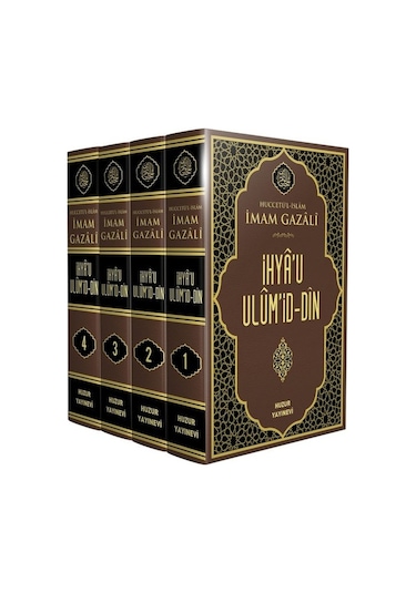 Ihyau Ulumiddin – 4 Cilt - İmam Gazali - Huzur Yayınevi