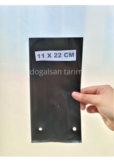 Fidan Poşeti 11x22 cm 40 Adet Fidan Torbası Fide Poşeti Fide Torbası Fide Tüpü Fide Yetiştirme