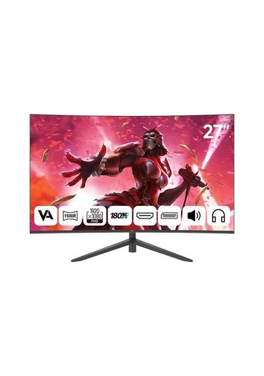 1ms 180hz 27\" 1920x1080 Fhd Curved Monitör Md270k-v-133048