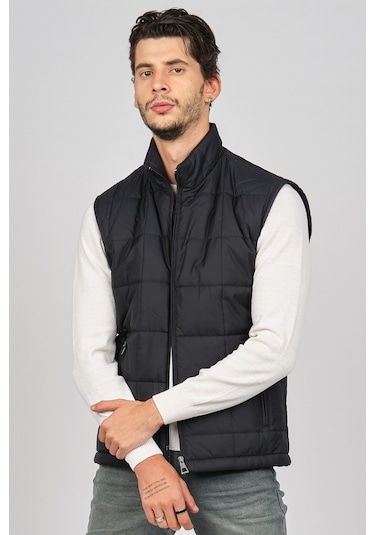 Daynax Erkek Cep Detaylı Yelek 492910 Lacivert Lacivert