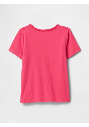 Kız Bebek Grafik T-shirt Fuşya-6036 Fuşya