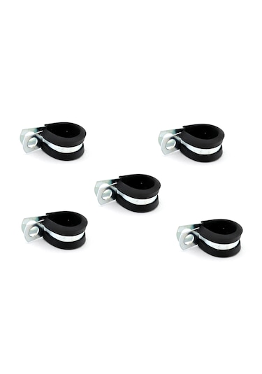 Lastikli Kelepçe 21 Mm Tesisat Kablo Hortum Boru Kelepçesi Galva