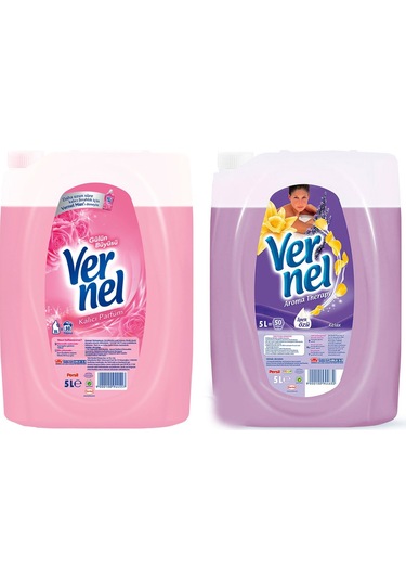 Vernel Çamaşır Yumuşatıcı 5 Lt Relax Ve Gülün Büyüsü 2 Li 2'li Set