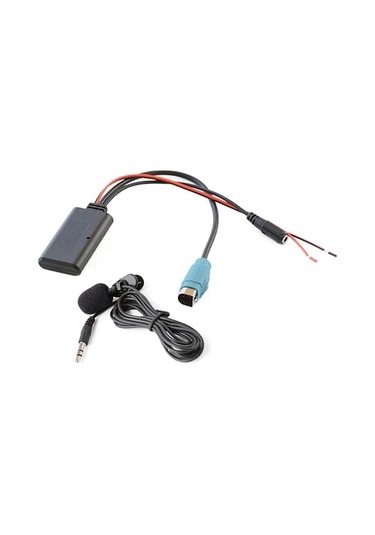 Novahub Alpine Kce-236b 9870/9872 İçin Aux Bluetooth Ses Kablosu + Mıcrofon, Kablosuz Müzik