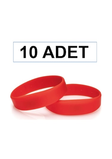 Mifare Silikon Bileklik 13.56mhz 10 Adet