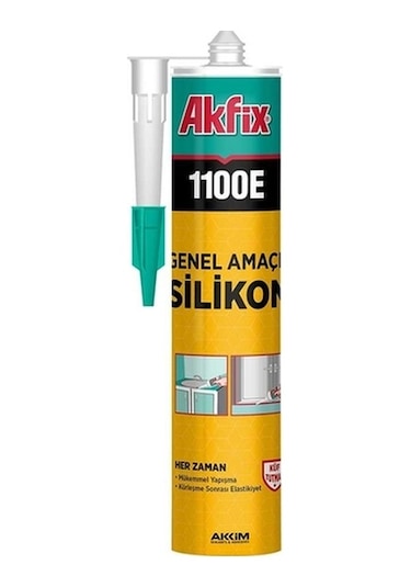 Akfix 1100e Silikon 280 G Beyaz Beyaz Beyaz