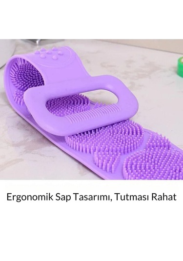 Mawrond Silikon Çift Taraf Banyo Sırt Temizleme Lifi