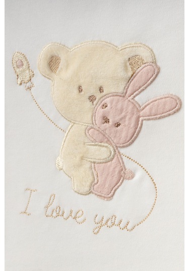 Bebitof Sevimli Ayıcık Tavşan 10parça Hastane Çıkışı Pembe