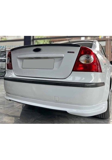Ford Focus 2 Sedan Arka Ek Difüzör Siyah Plastik 2004 2005 2006 2007 2008 Arka-difizör-bodykit-ek