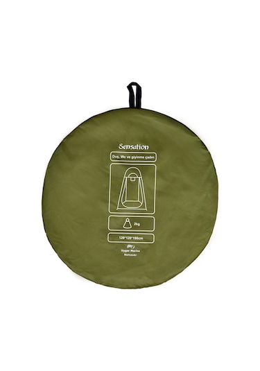 Sensation Duş Wc Giyinme Kamp Alanı Çadırı Otomatik Açılır Yeşil