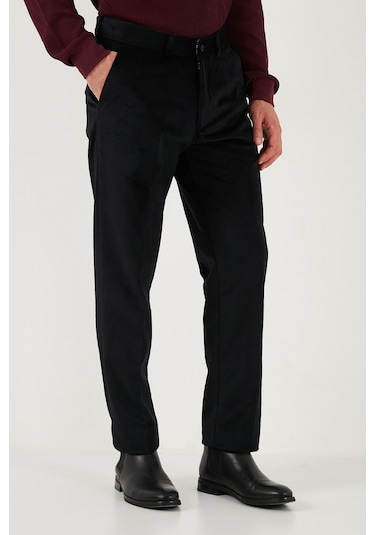 Buratti Normal Bel Regular Fit Düz Paça Erkek Kadife Pantolon 645Merlin Siyah Buratti Normal Bel Regular Fit Düz Paça Erkek Kadife Pantolon 645Merlin Siyah