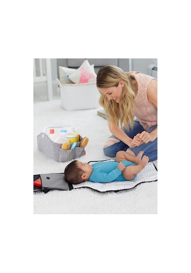 Skip Hop Işıklı Bebek Bakım Organizer Gri