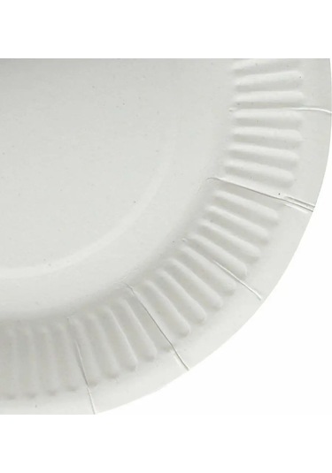 Laıma Parti İçin Yağa Dayanıklı 100 Adet Kağıt Tabak Tek Kullanımlık 131730666 100 Adet